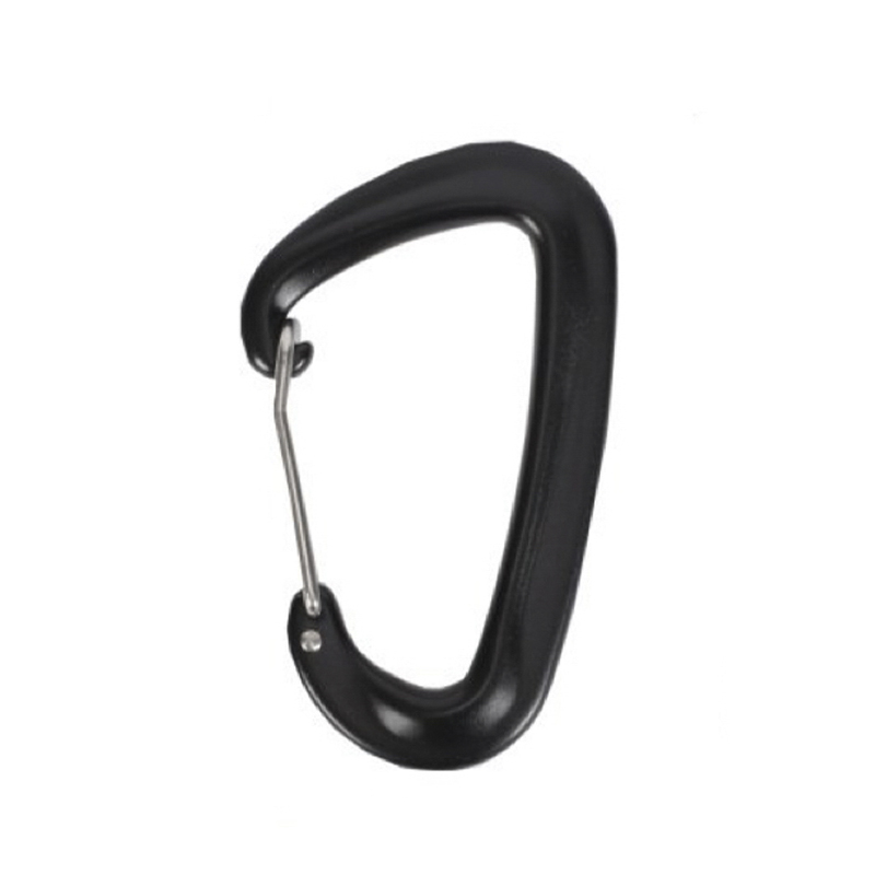 Mousqueton en aluminium HT-G-0003 avec mécanisme de verrouillage manuel