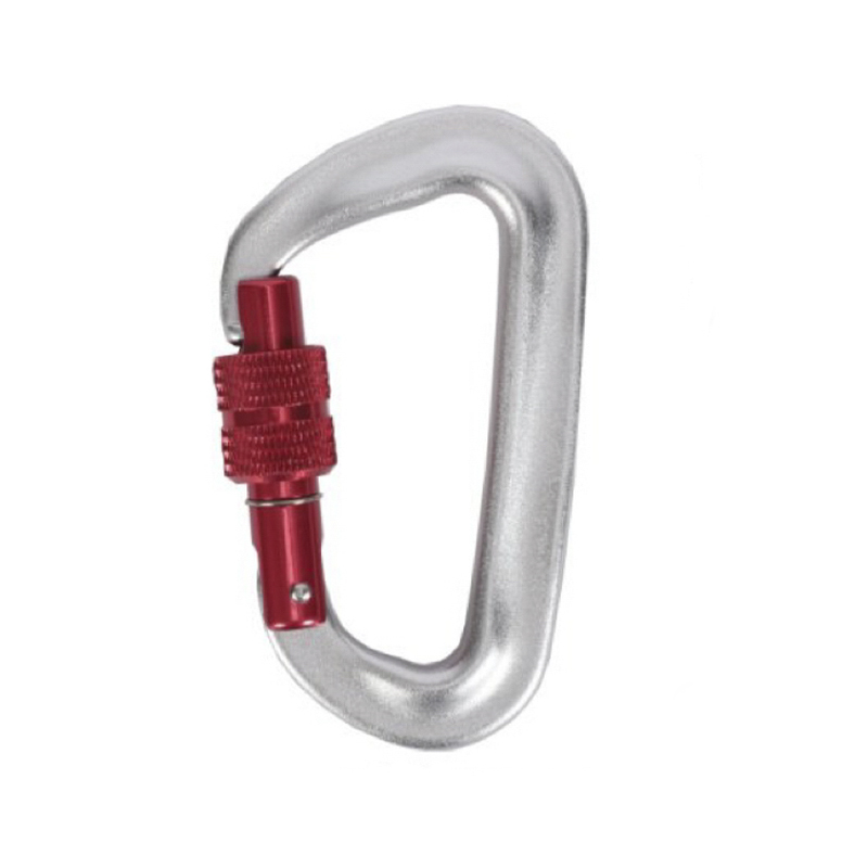 Mousqueton en aluminium HT-G-0001 avec fermeture à verrouillage manuel